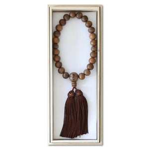 Kyoto Seishi Bodhisattva Men’s Prayer Beads with Silk Fringe