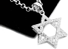 Load image into Gallery viewer, Japanese-Designed Star of David Men’s Silver Necklace XP-3504