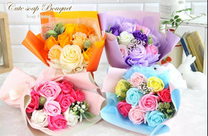 Hanayoshi Fragrant Soap Flower Arrangement - Colorful