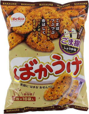 BEFCO Bakauke Fried Sesame Snacks Set – 16 Bags x 12 Pieces