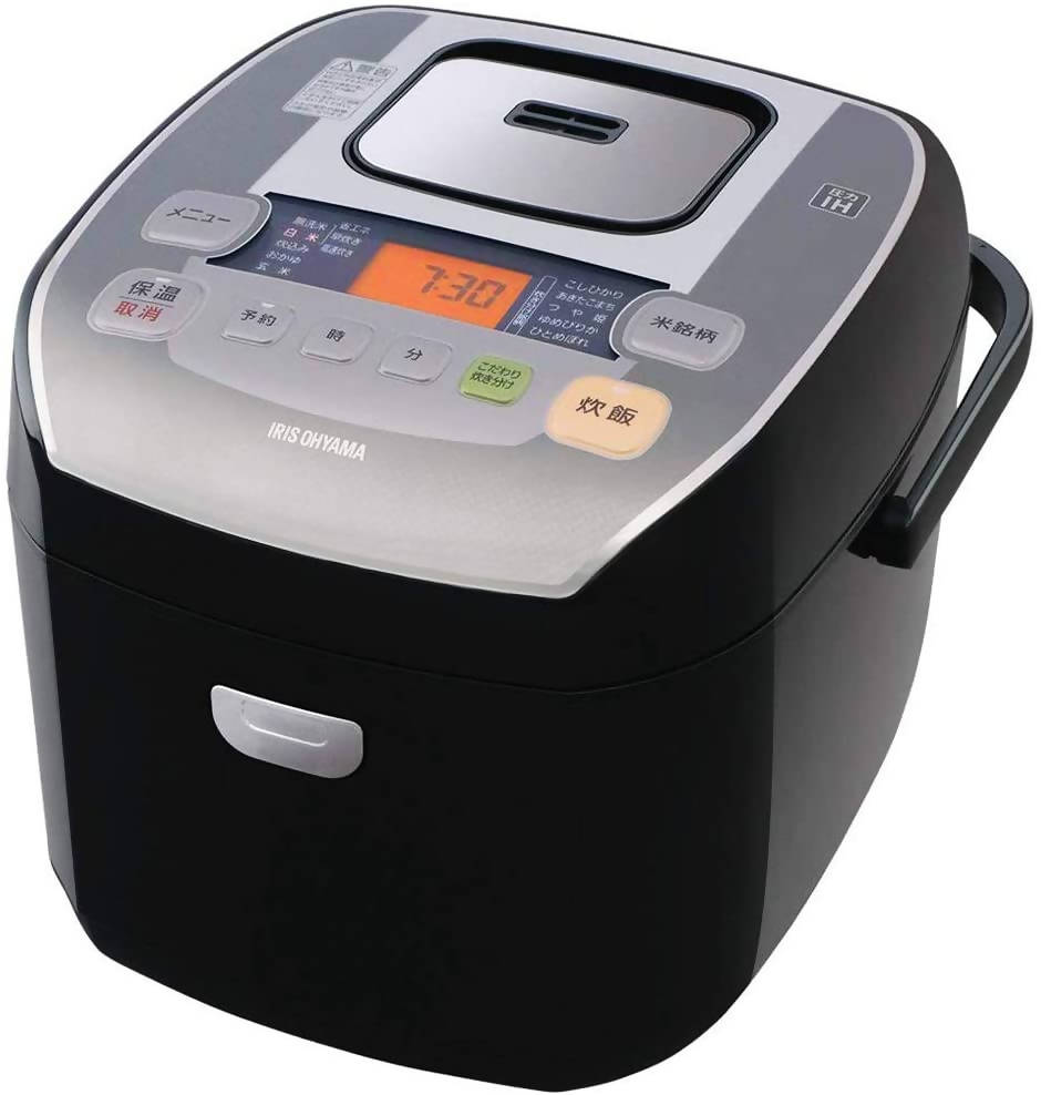 Iris Ohyama RC-PA10-B Pressure IH (Induction Heating) Rice Cooker – 10 Go  Large Capacity