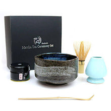 Load image into Gallery viewer, Houkouen Matcha Tea Ceremony 6-Piece Set – Hagoromo Chawan (Tea Bowl)