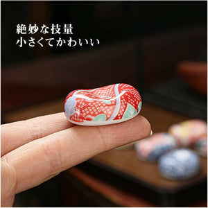 Japanese Ceramic Incense Holder Set - 6 Oval-Shaped Burners for Relaxing Aromatherapy