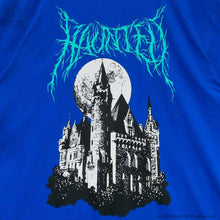 Load image into Gallery viewer, LISTEN FLAVOR Haunted Castle Mega T-Shirt – Big – Blue – Straight Outta Harajuku