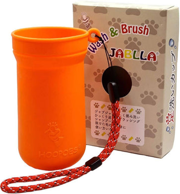 JABLLA Wash & Brush Pet Paw Cleaning and Brush Tool (Patented) – New Japanese Invention Featured on NHK TV!