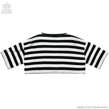 Load image into Gallery viewer, LISTEN FLAVOR Infinite Dream (Mugen no Mugen) See-Through Layered Short Top – One Size – Striped
