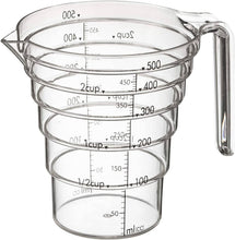 Load image into Gallery viewer, YAMAZAKI Easy-Measure Measuring Cup 2547 – 500ml – New Japanese Invention Featured on NHK TV!