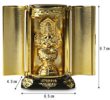 Load image into Gallery viewer, Takaoka Gold-Plated Buddhist Statue – Senju Kannon Bodhisattva – 9.7 cm