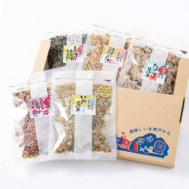 Five Different Furikake (Rice Seasoning) Variety Pack – 60 g x 5