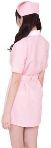 AKIBA Pink Nurse Cosplay Costume