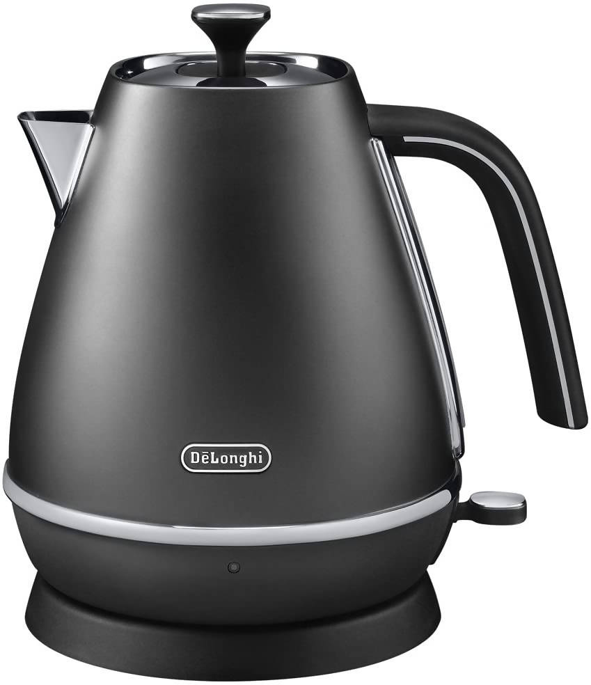 DeLonghi Distinta Collection Electric Kettle Elegance Black 1.0L KBI1200J-BK