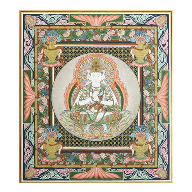 Japanese Buddhist Art Print – Shikishi Paper – Dainichi Nyorai