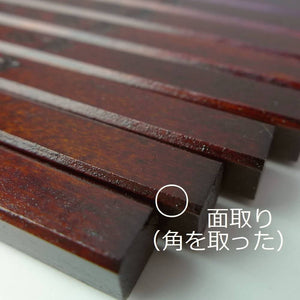 Kiso Hinoki Wooden Lacquer Chopsticks – Set of 5 – 22cm Length