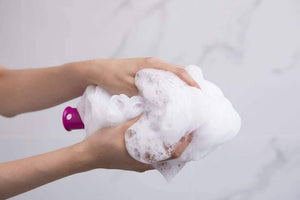 Hadamoist Roller Body Bath Sponge – For Sensitive or Dry Skin – New Japanese Invention Featured on NHK TV!