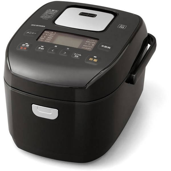 Iris Ohyama RC-PD50-B Pressure IH (Induction Heating) Rice Cooker – 5.5 Go  Capacity – Black