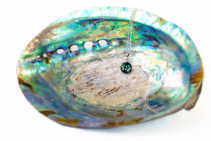 Shell Lacquer (Raden) Necklace - Sakura Small – Green - Special Offer!