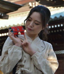 Mihotoke Buddhist Wallet – Red – Handcrafted in Kamakura, Japan