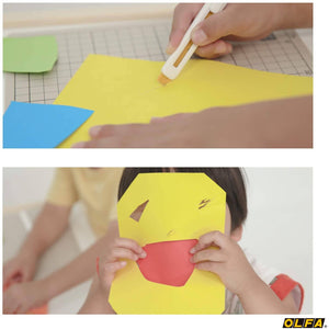 OLFA Kids Craft Cutter Kitter 236BS – Set of 2 Cutters – New Japanese Invention Featured on NHK TV!