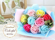 Load image into Gallery viewer, Hanayoshi Fragrant Soap Flower Arrangement - Colorful