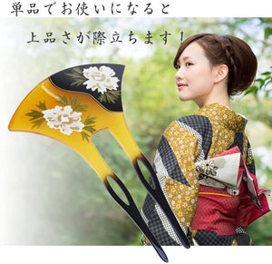 SAKAEYA MIHARADO Bachi-Style Kanzashi Traditional Japanese Hairpin