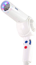 Load image into Gallery viewer, Areti D1621-WH Kozou Hair Dryer with 3-Color LED Lights – White
