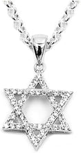 Load image into Gallery viewer, Japanese-Designed Star of David Men’s Silver Necklace XP-3504