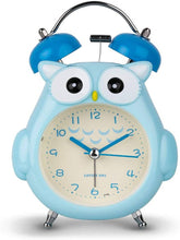 Load image into Gallery viewer, Moonya Owl Alarm Clock – Blue