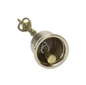 Koyasan Buddhist Five-Pronged Vajra Brass Thick Lingering Bell – 12 cm