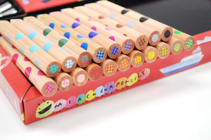 Kokuyo Mixed-Color Pencils KE-AC2 – Set of 20 Pencils – New Japanese Invention Featured on NHK TV