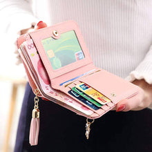 Load image into Gallery viewer, DAMILY Kawaii Purple &amp; Pink Ladies’ Mini Wallet