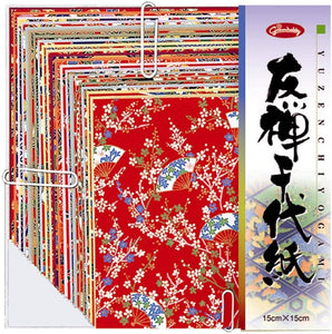 Showa Grimm Chiyogami Premium Thick Origami Paper – Yuzen Patterns - 83-0603