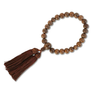 Kyoto Fudō Myōō Men’s Prayer Beads with Silk Fringe