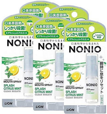 NONIO Breath Spray – Citrus Mint Splash – 5 ml x 5 Sprays