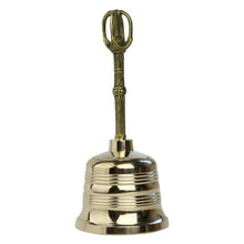 Load image into Gallery viewer, Koyasan Buddhist Five-Pronged Vajra Brass Thick Lingering Bell – 13.5 cm