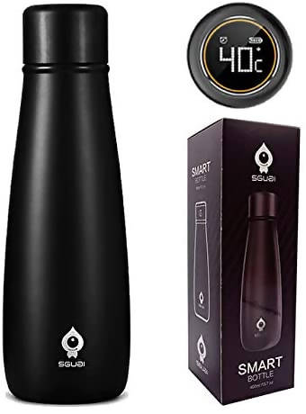 SGUAI Insulated Smart Water Bottle 400ml – with Temperature Display – –  Allegro Japan