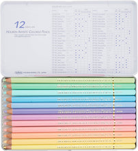 Load image into Gallery viewer, HOLBEIN Artists’ Colored Pencils – 12 Color Pastel Tone Set