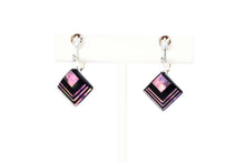 Load image into Gallery viewer, Shell Lacquer (Raden) Earrings – Akari Small – Pink