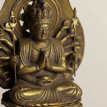 Load image into Gallery viewer, Takaoka Antique-Style Buddhist Statue – Senju Kannon Bodhisattva – 15.5 cm
