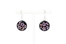 Load image into Gallery viewer, Shell Lacquer (Raden) Earrings – Sakura Medium – Pink