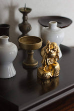 Load image into Gallery viewer, TAKAOKA Seven Lucky Gods Daikokuten Buddhist 24k Gold-Plated Statue Figurine