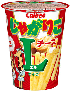 Calbee Jagarico Potato Snack – Cheese Flavor Large Size – 70g x 12