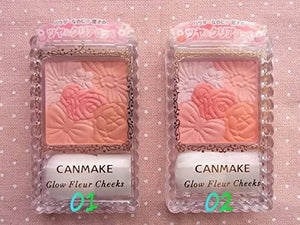 CANMAKE Glow Fleur Cheeks 01 – Peach Fleur 6.3g