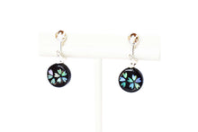 Load image into Gallery viewer, Shell Lacquer (Raden) Earrings – Sakura Small – Green – Special Offer!