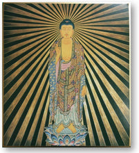 Load image into Gallery viewer, Japanese Buddhist Art Print – Shikishi Paper – Amida Nyorai