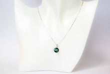 Load image into Gallery viewer, Shell Lacquer (Raden) Necklace - Sakura Small – Green - Special Offer!