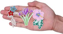 Load image into Gallery viewer, TNYKER Colorful Flower Japanese Embroidery Patches – 11 Pieces