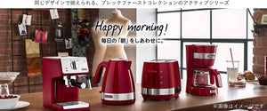 DeLonghi Drip Coffee Maker Passion Red Active Series Red 5 Cup ICM14011J-R