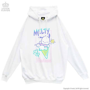 LISTEN FLAVOR Melty Pochacco Casual Hoodie - Straight Outta Harajuku