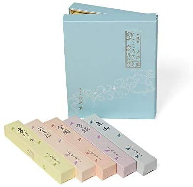 Shoyeido Kyoto Incense Stick Variety Pack – 5 Different Stick Types
