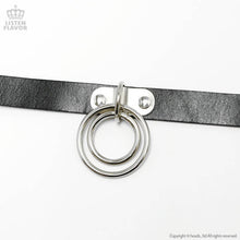 Load image into Gallery viewer, LISTEN FLAVOR Double Ring Choker – Straight Outta Harajuku